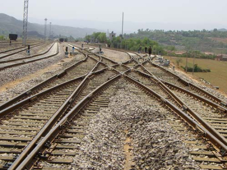 重軌渡線交叉道岔